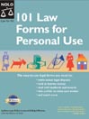 101 Law Forms for Personal Use
